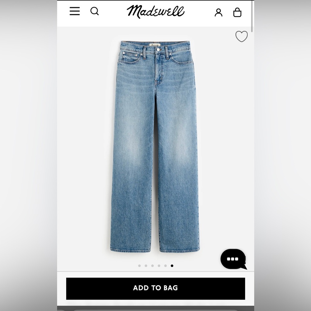 The perfect vintage wide-leg jean size 26